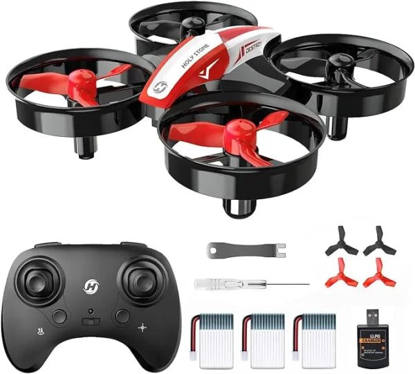 Holy Stone HS210 Mini Drone RC Nano Quadcopter Best Drone for Kids and Beginners RC Helicopter Plane with Auto Hovering, 3D Flip, Headless Mode and Extra Batteries Toys for Boys and Girls Cheap