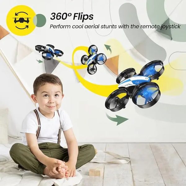 Holy Stone HS210 Mini Drone RC Nano Quadcopter Best Drone for Kids and Beginners RC Helicopter Plane with Auto Hovering, 3D Flip, Headless Mode and Extra Batteries Toys for Boys and Girls Cheap - Image 5